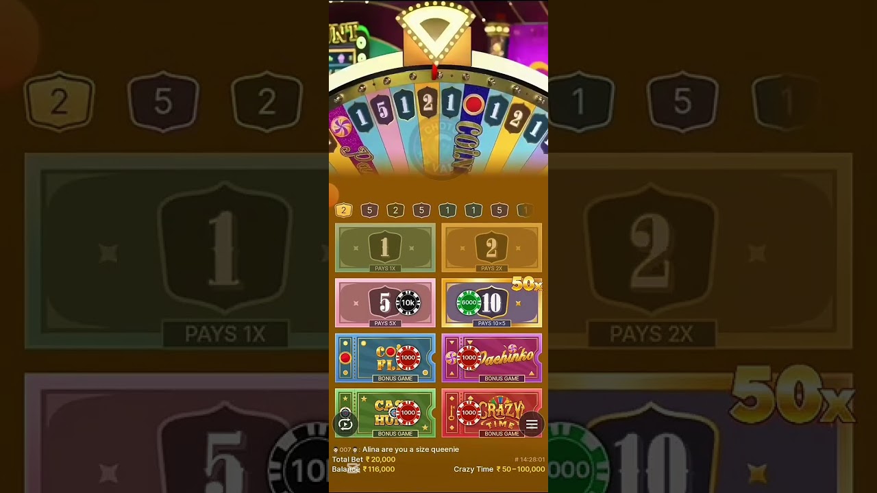 Crazy Time Big Win Today Bangladesh/India Crazy Time Live Stream BD | Crazy Time Gameplay Session