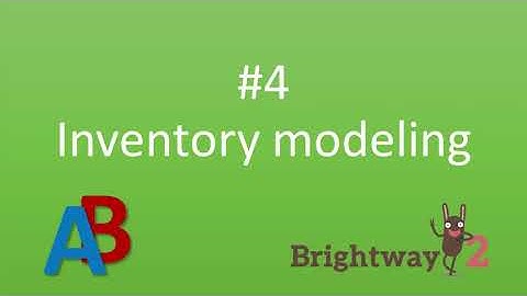 04   Inventory modeling