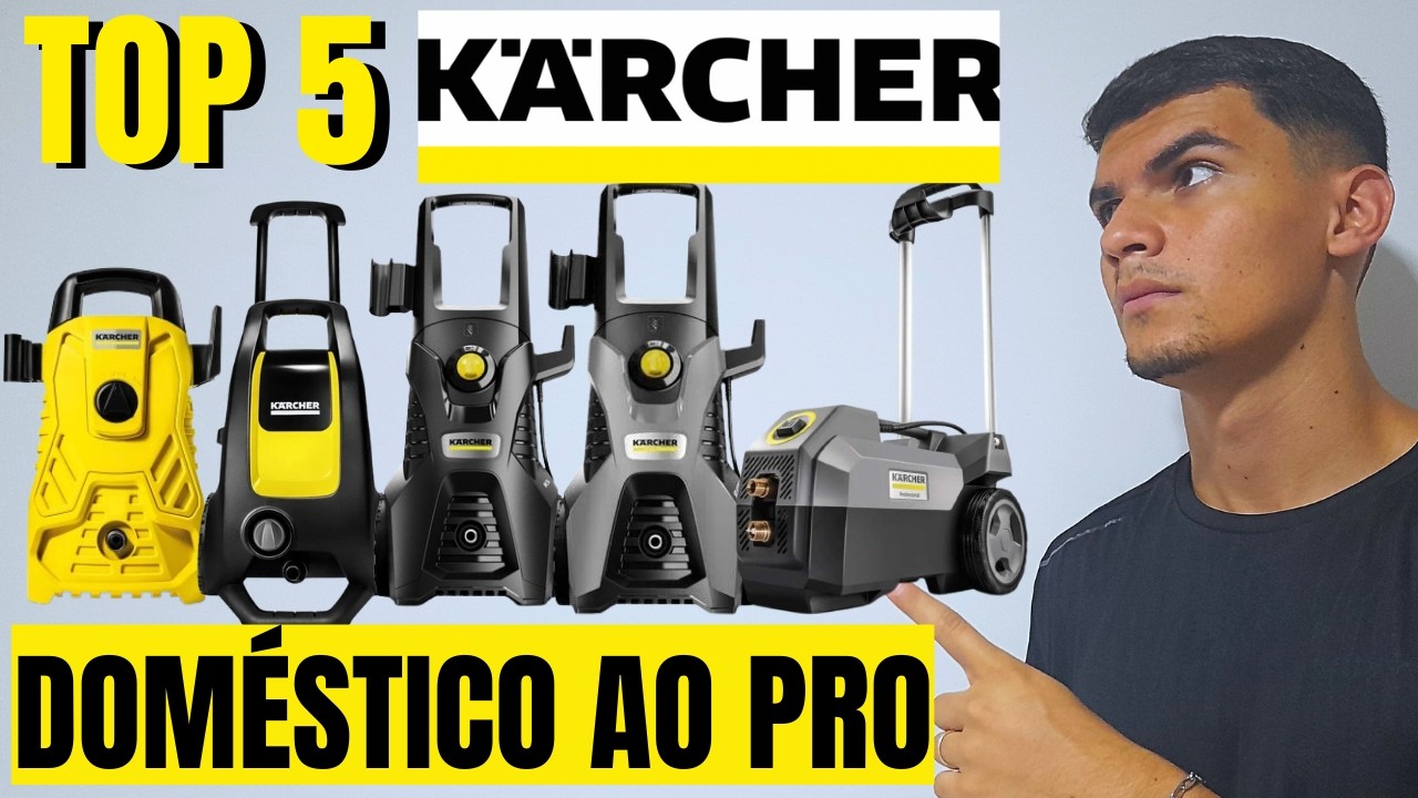 5 MELHORES LAVADORAS DE ALTA PRESSÃO KARCHER | Do uso doméstico ao Profissional