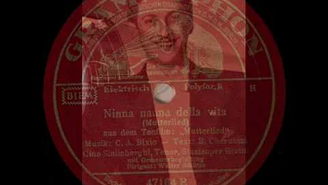 Gino Sinimberghi sings Bixio - Ninna nanna della vita, 1938