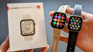 Huawei Watch Fit 3 VS Apple Watch Review ( Sorry Apple...)