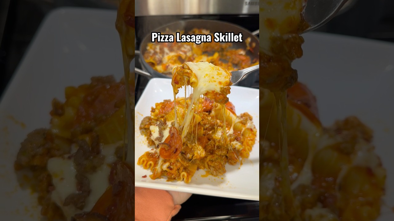 Pizza Lasagna Skillet!! 🔥🔥