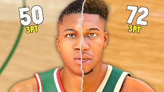 I Hit A Half Court Shot With Giannis In Every NBA 2K!