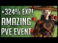 Special new pve event with 324 exp buff crazy fast leveling new abilities  gearing options