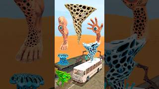 SIZE COMPARISON OF TRYPOPHOBIA LAVA TORNADO SNOWSTORM TOXIC IN GMOD DESERT