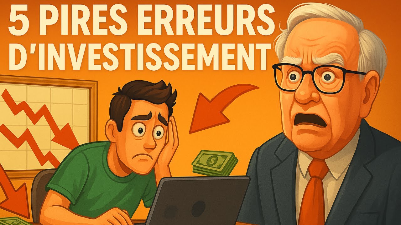 Les 5 pires erreurs que font 90 % des investisseurs - YouTube