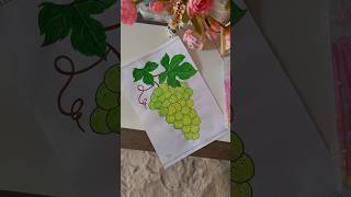 Easy Grapes🍇 Drawing for kids #kidslearning #kidsdrawing #brainlearning #craft #kidsart #coloring