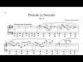 Prelude in Seconds- op. 1 no. 2 - Abrahamson - w/score
