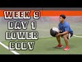 Offseason Football Workout Program: Lower Body | Week 9 Day 1