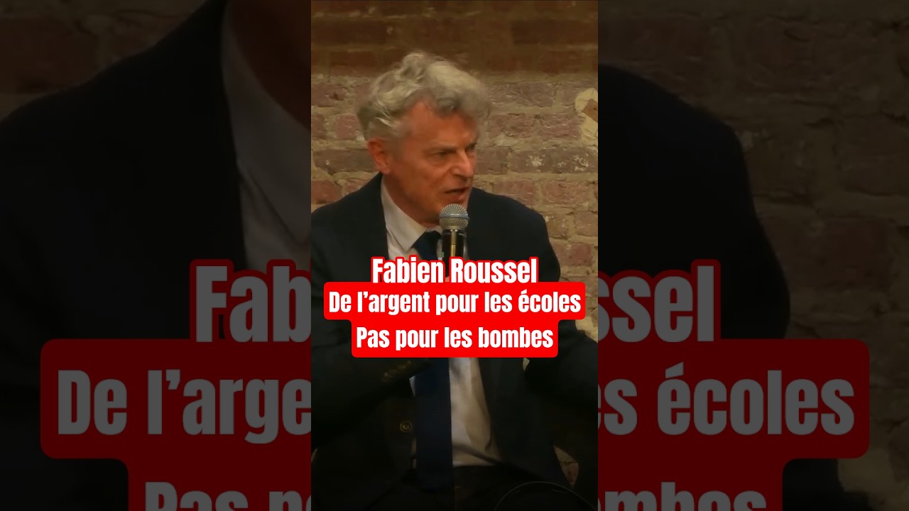 💰 « De l’argent il y en a pour les bombes, mais il n’y en a pas pour les hôpitaux, les écoles. »