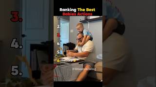 Ranking The Best Babies Actions 🧒 #cutebabies #babygirl