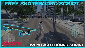 QBCore SKATEBOARD Script *FREE* | FiveM Roleplay Scripts | FiveM Tutorial 2023 | MJ DEVELOPMENT