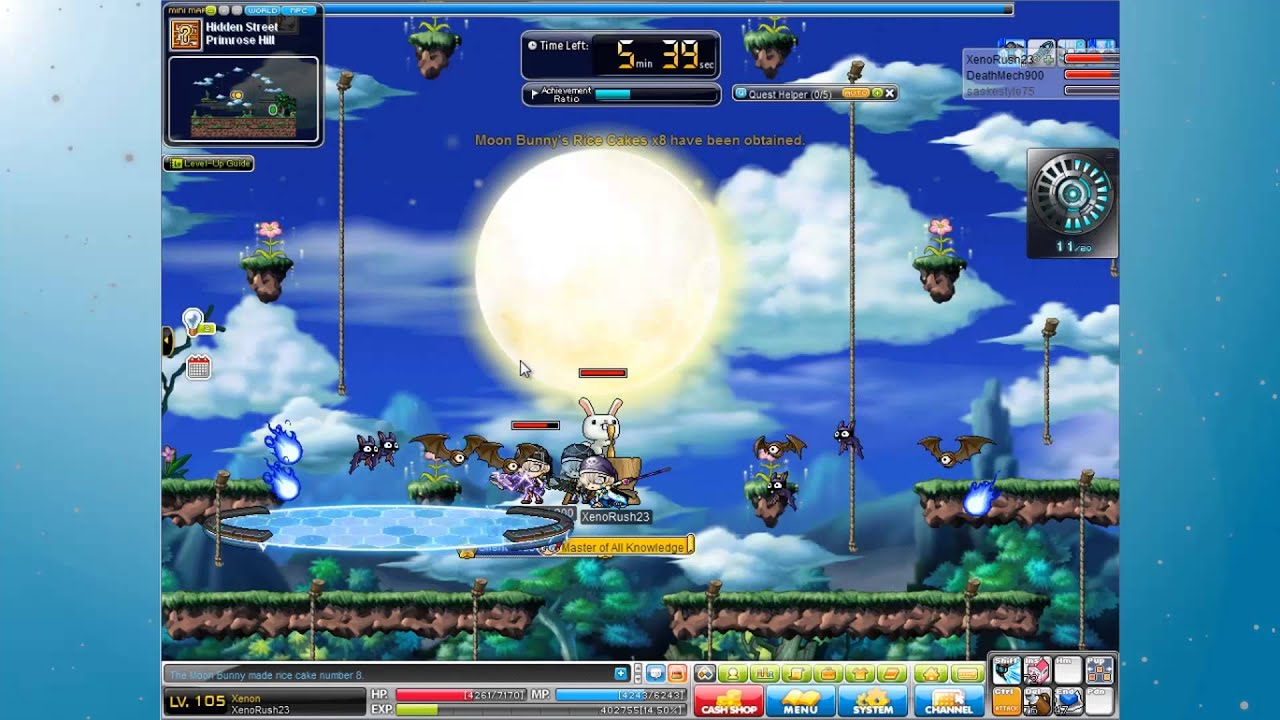 MapleStory gameplayIntroduction and xenon skills YouTube