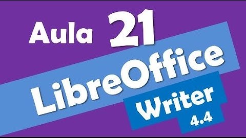 LibreOffice Writer Concursos # 21 - Informática - Versão 4.4 - Editor de Texto