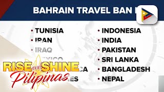 Pilipinas, kasama sa mga bansang pinatawan ng Bahrain ng travel ban bilang proteksyon sa COVID-19