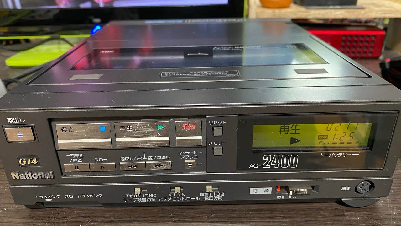 ジャンク National 割り振っ GT4 VHSビデオデッキ