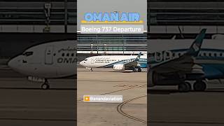 OMAN AIR, Boeing 737, IGIA #omanair #boeing737 #igiairport #viralplane #departurelane #airjourney