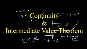 Continuity and Intermediate Value Theorem - Infinite, Oscillating, Jump, Removable Discontinuity.