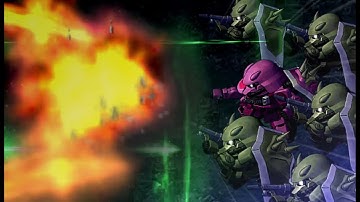 SD Gundam G-Generation World - LIVE Zaku Warrior All Animations