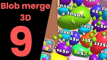 Blob merge 3D: Unlock 4Sp 8Sp 16Sp 32Sp 64Sp 128Sp 256Sp 512Sp 1024Sp 2048Sp (Septillion)