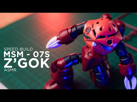 MSM-07S Char's Z'GOK Speed Build | ASMR - YouTube