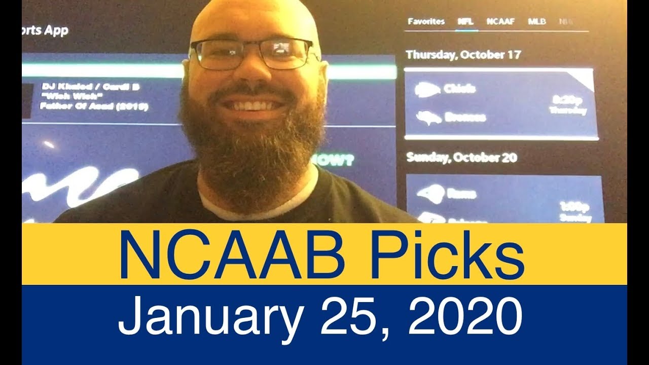 NCAAB Picks (1-25-20) | College Basketball Predictions | NCAA Men’s