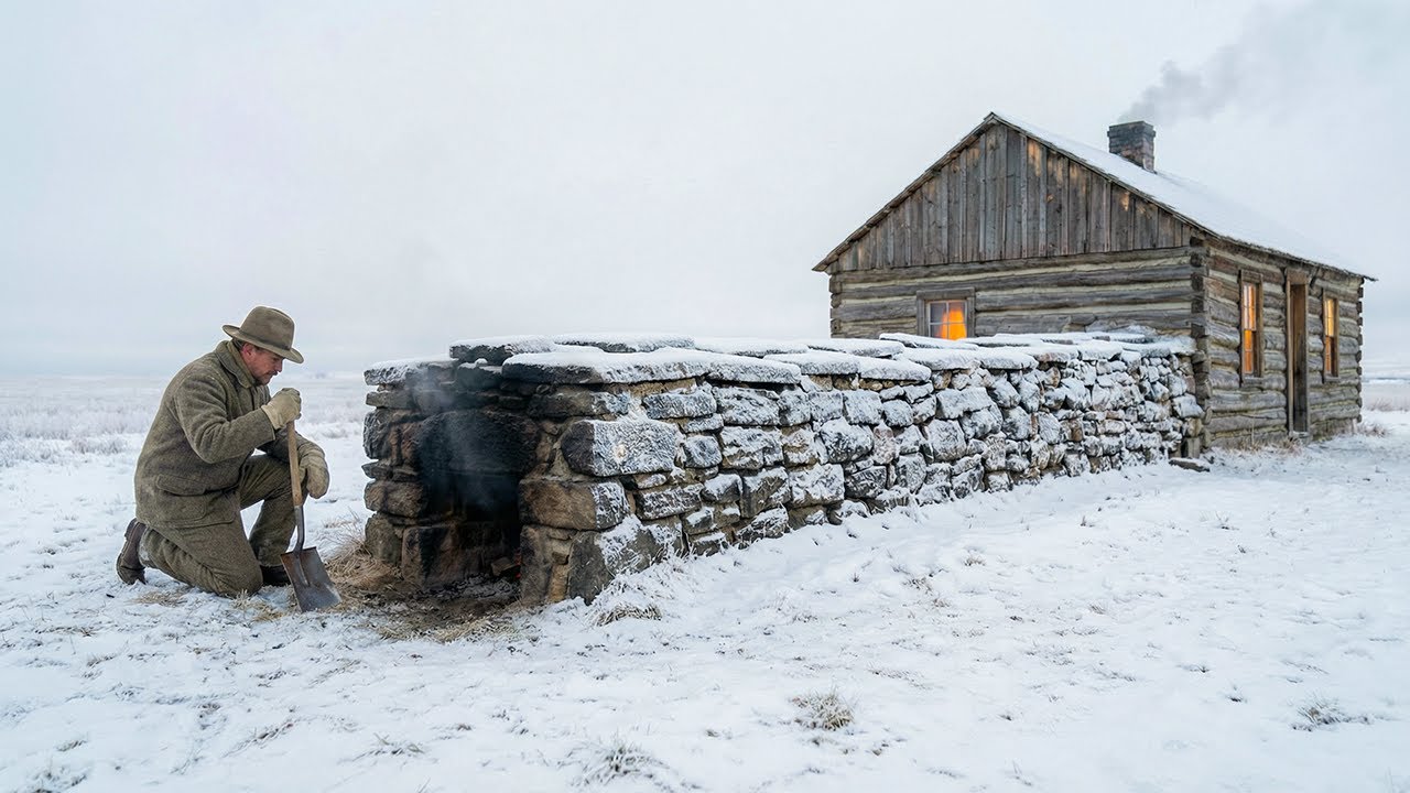 They Laughed at His Underground Chimney — Until One Fire Heated the Whole Cabin