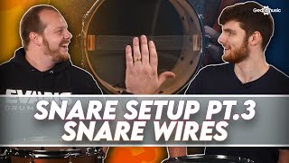 Snare Setup β Pt. 3 β Snare Wires Feat. Evans TuneUp Kits