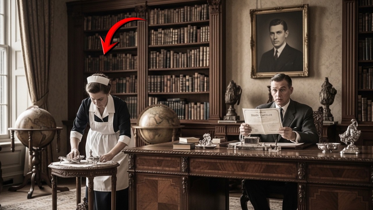 La sirvienta que resultó ser la verdadera hija perdida del dueño de la mansión