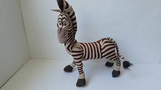 Peluche Cebra Marty De Madagascar Con Frases En Inglés