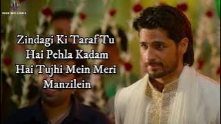 Tum Hi Aana Happy Version (LYRICS) - Marjaavaan | Riteish D, Sidharth M, Tara S | Jubin N, Payal Dev