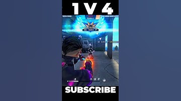 1v4 impossible 🎯 clutch 🔥|| OVER🤬 POWER 😈 M500 || Free Fire Max || #shorts #freefire