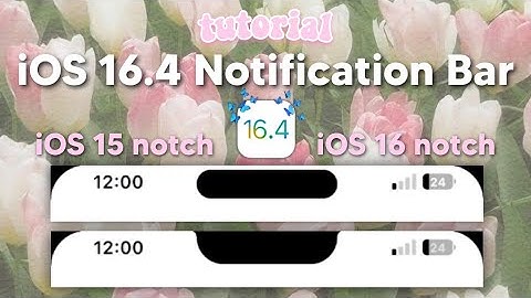 iOS Style Notification Bar with Notch Tutorial on Android