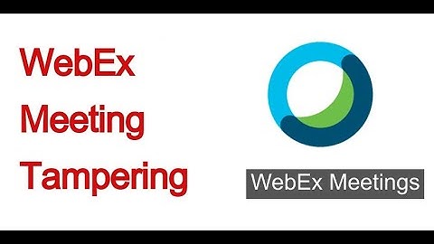 WebEx Meeting Tampering | Schedule meeting on behalf of ANY arbitrary user without his/her consent