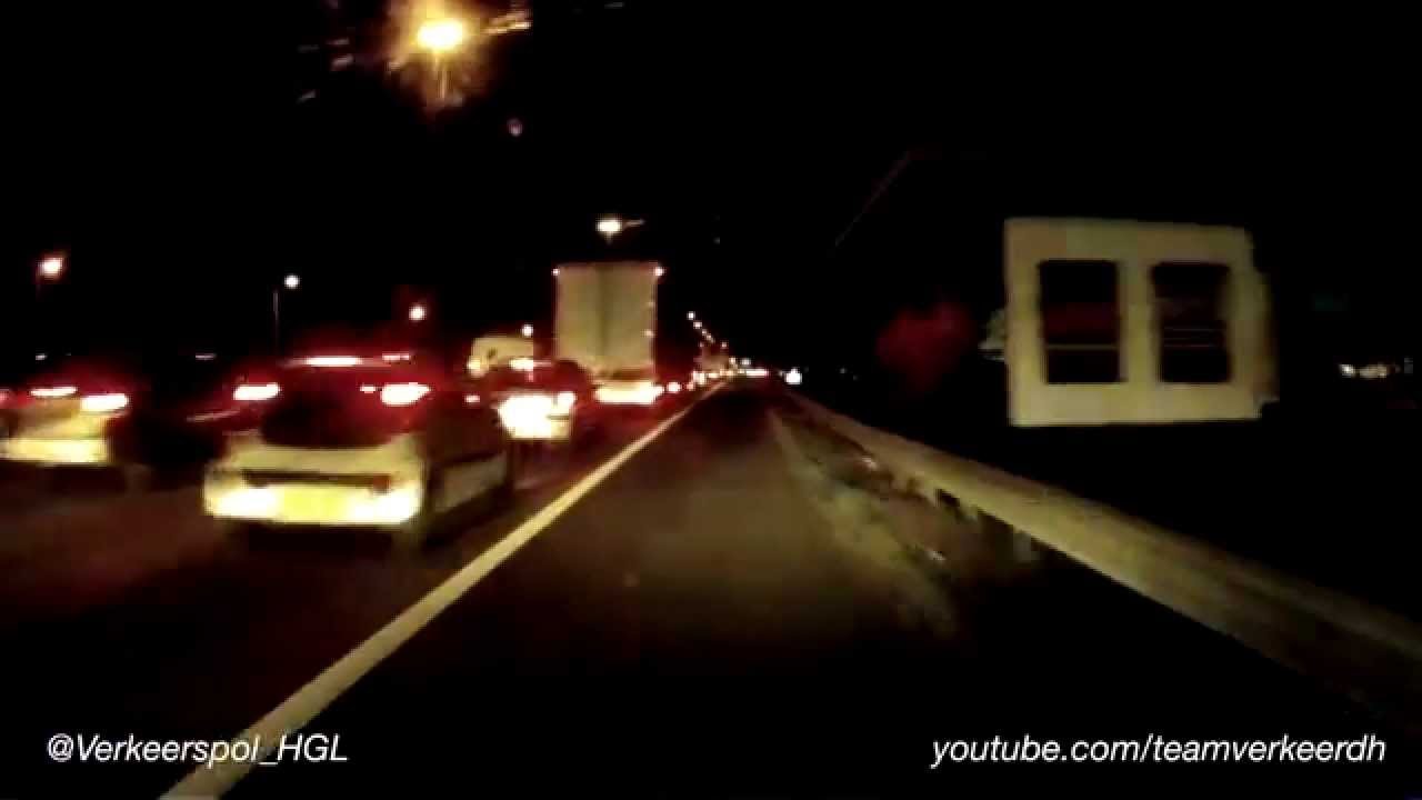 Glijdend transport naar Rotterdam in avondspits