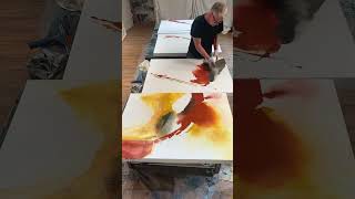 Creating Four Paintings at Once