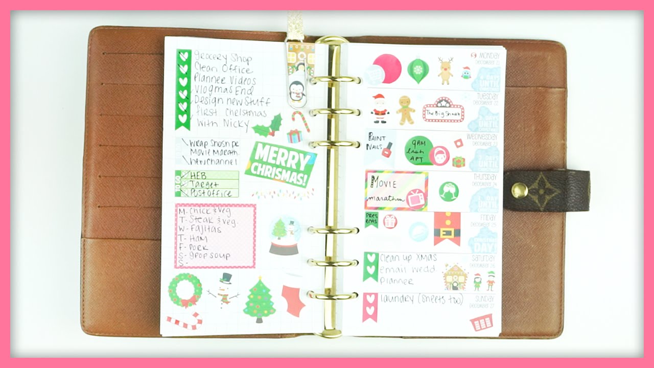 Plan With Me // Christmas #3! (Sew Much Crafting Inserts)
