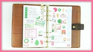 Plan With Me // Christmas #3! (Sew Much Crafting Inserts)