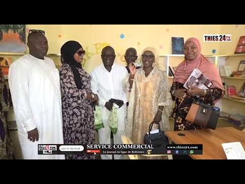 Thiès/ Ouverture d'un centre de lecture au quartier Diamaguène avec Rokhaya Diallo