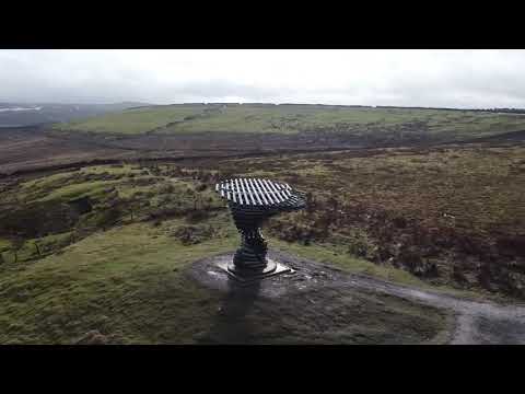 Singing Ringing Tree - Crown Point, Burnley Lancashire | UK | Cinematic Footage | DJI Mini 2 |