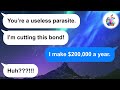 【Apple】My sister who treats me like a parasite finds out I make $200,000 a year working from home