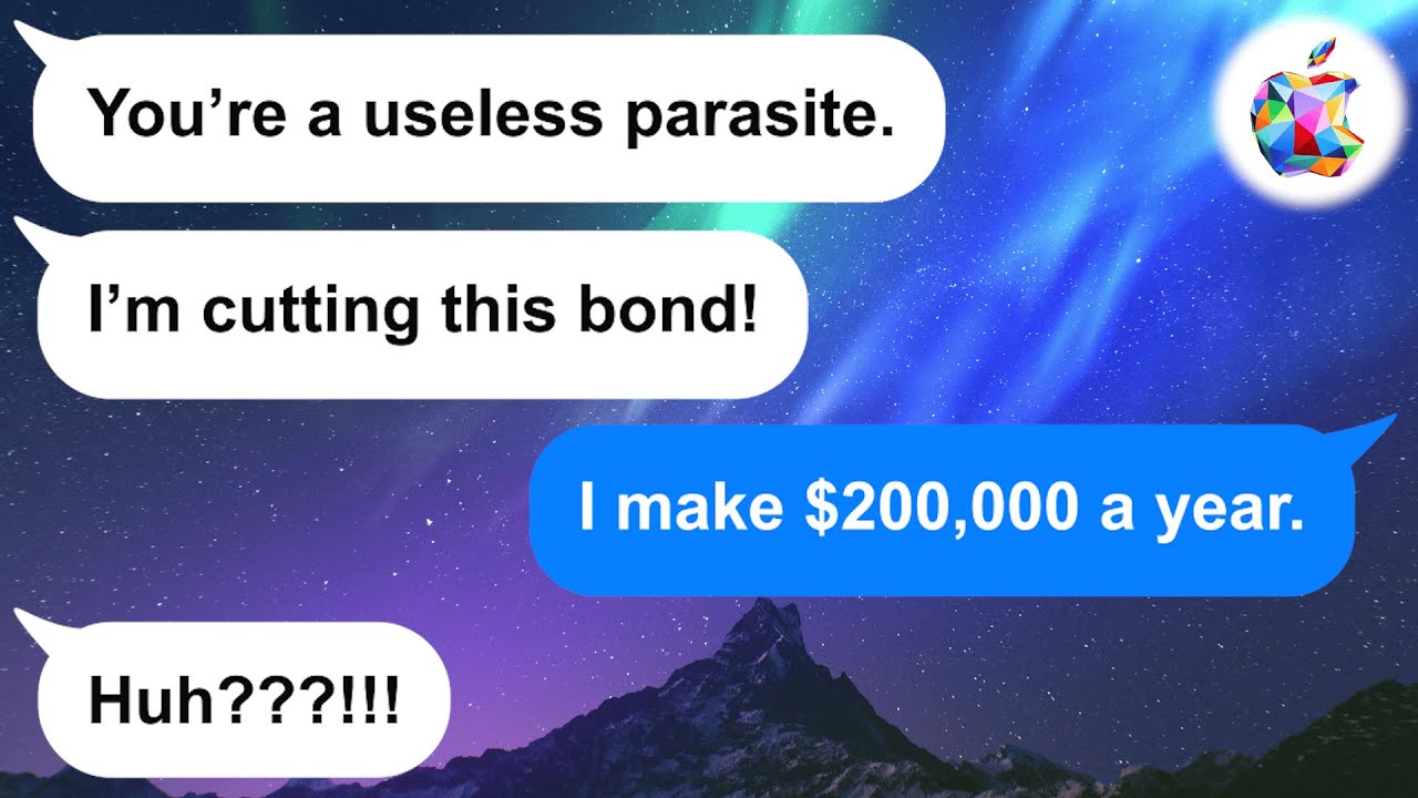 【Apple】My sister who treats me like a parasite finds out I make $200,000 a year working from home