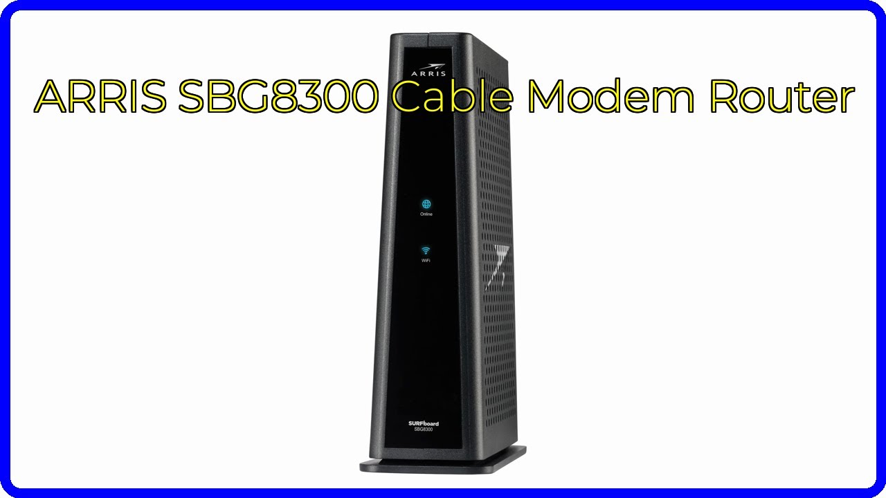 REVIEW (2025): ARRIS SBG8300 Cable Modem Router. ESSENTIAL details.