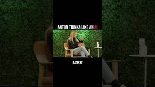 Anton is becoming AI himself #ai #podcast #interview #viral #fyp