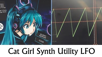 Cat Girl Synth Utility LFO: Low Frequency Oscillator -- CGS58 (Analog Modular Synthesis)