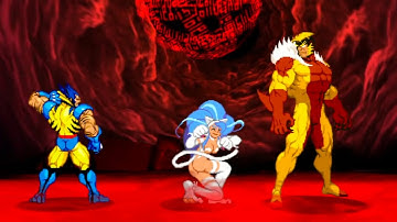 Marvel VS Capcom 2 - Wolverine/Felicia/Sabretooth - Expert Difficulty Playthrough