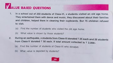 DAV Class 6 Chapter 7 Value Based Questions - All questions solved