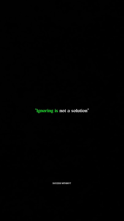 Ignoring is not a..?#ignore #ignoring #ignore_status #ignorance #lovequates #sadlovestatus #quotes