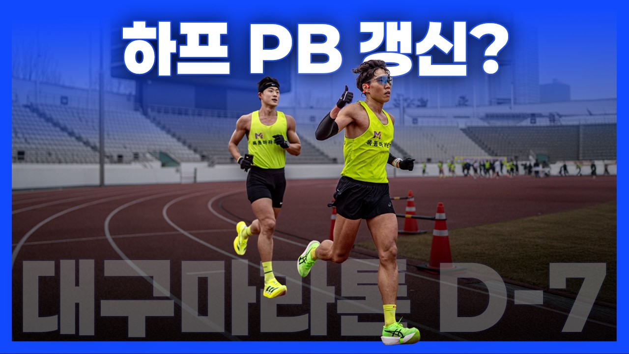 대구마라톤 D-7, 이 페이스면 249 가능? 마지막 하프 점검 (목동마라톤교실)