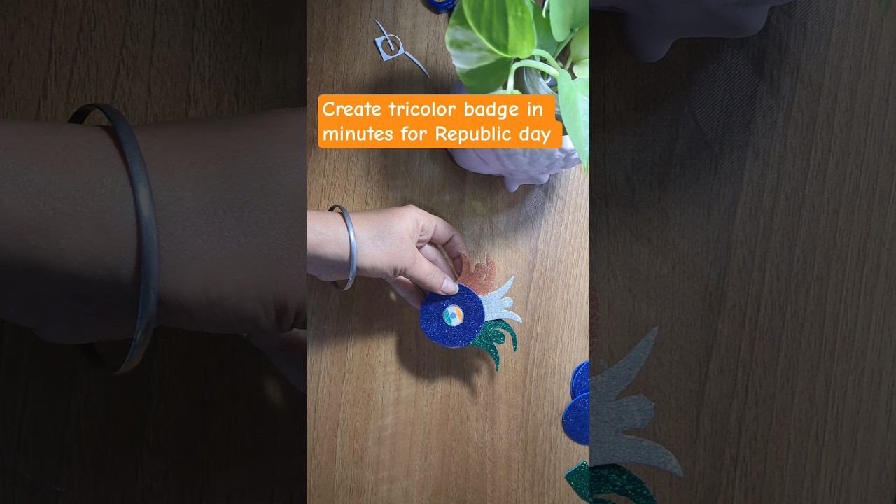 AMAZING tricolor badge 